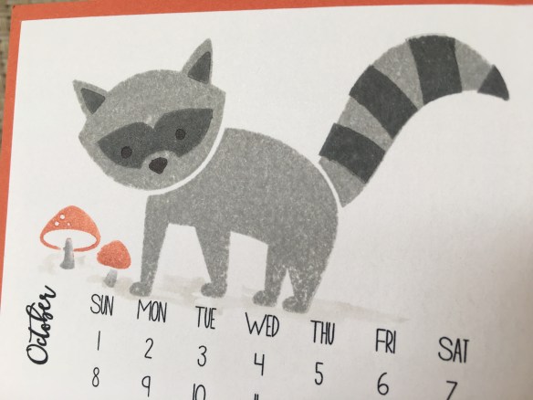 Maui Stamper DIY Easel Calendar Foxy Friends