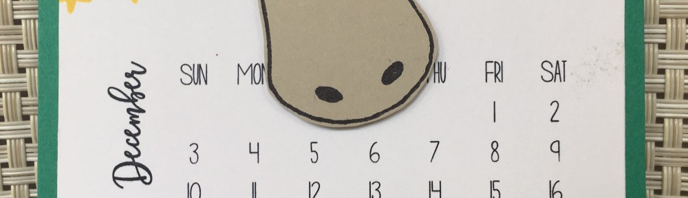 Maui Stamper DIY Easel Calendar Jolly Friends