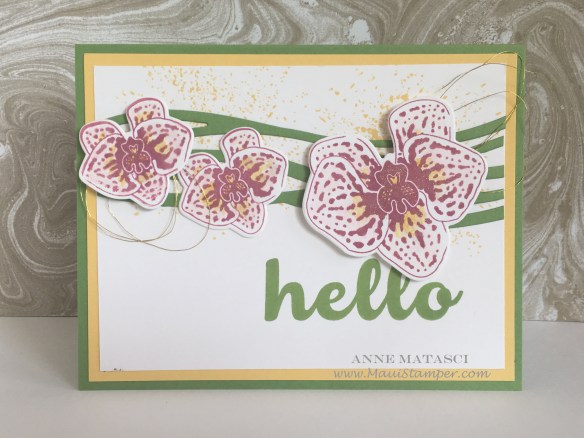 Maui Stamper Climbing Orchid Stampin' Up!