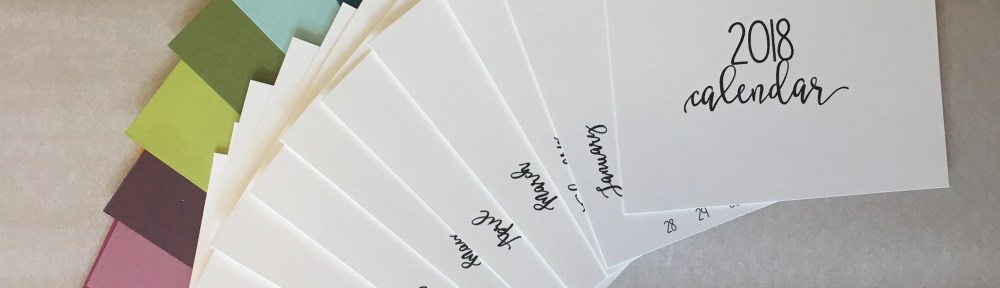 Maui Stamper Stampin' Up! 2018 DIY Easel Calendar Kit