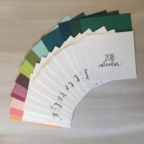 Maui Stamper Stampin' Up! 2018 DIY Easel Calendar Kit