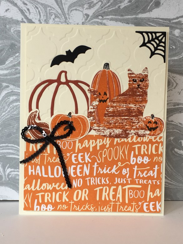 Maui Stamper Stampin' Up! Pick A Pumpkin Spooky Cat