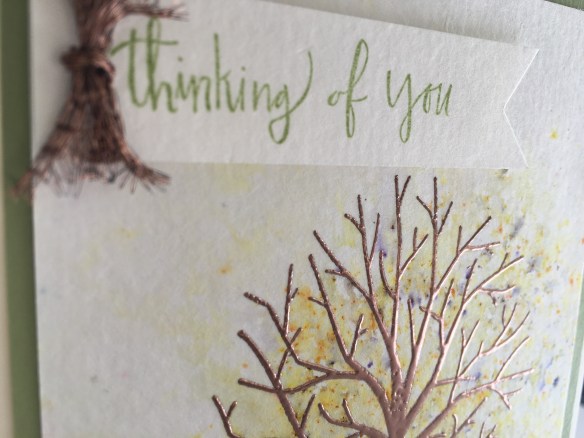 Maui Stamper Stampin' Up! Sheltering Tree Brusho