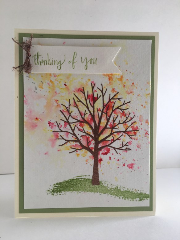 Maui Stamper Stampin' Up! Sheltering Tree Brusho