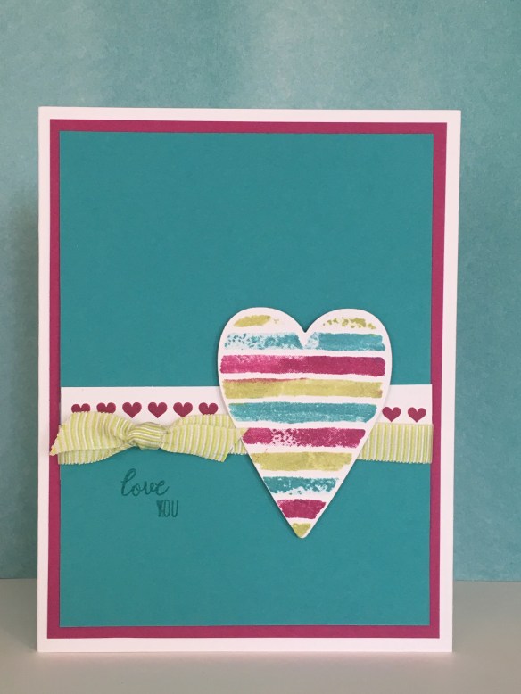 Maui Stamper Stampin' Up! Heart Happiness Valentine