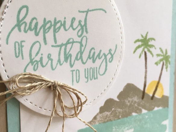 Maui Stamper Stampin' Up! Waterfront Picture Perfect Birthday