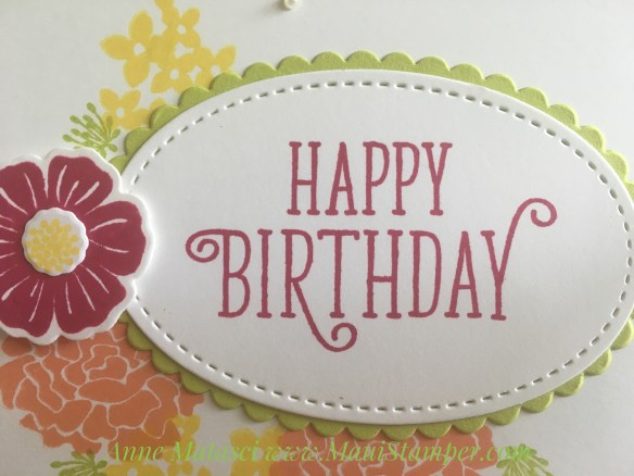 Maui Stamper Stampin' Up! Happy Birthday Gorgeous Beautiful Bouquet 