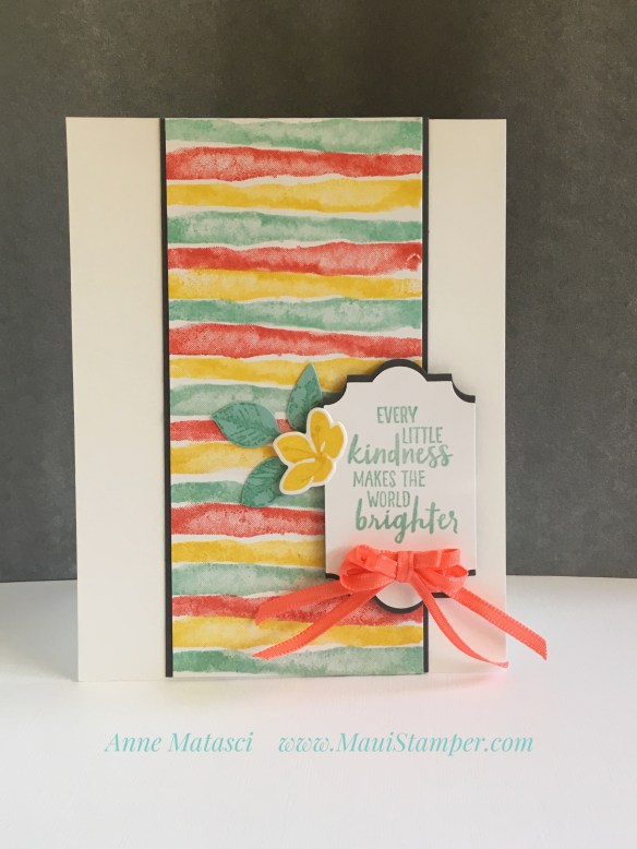 Maui Stamper Stampin' Up! Colour Inkspiration #34 Waterfront