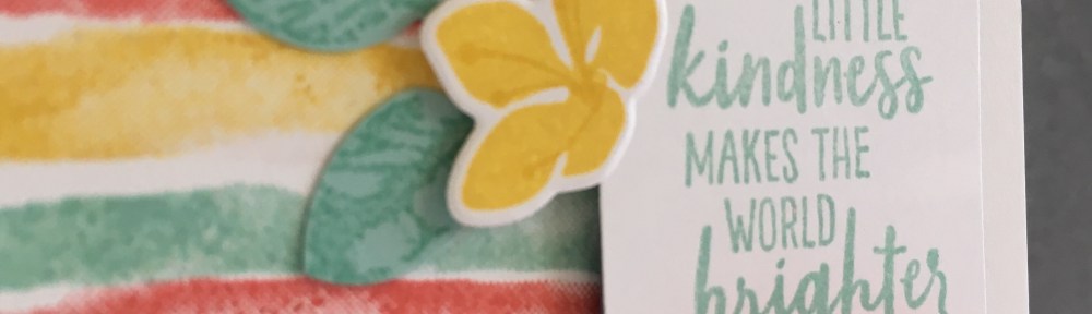 Maui Stamper Stampin' Up! Colour Inkspiration #34 Waterfront
