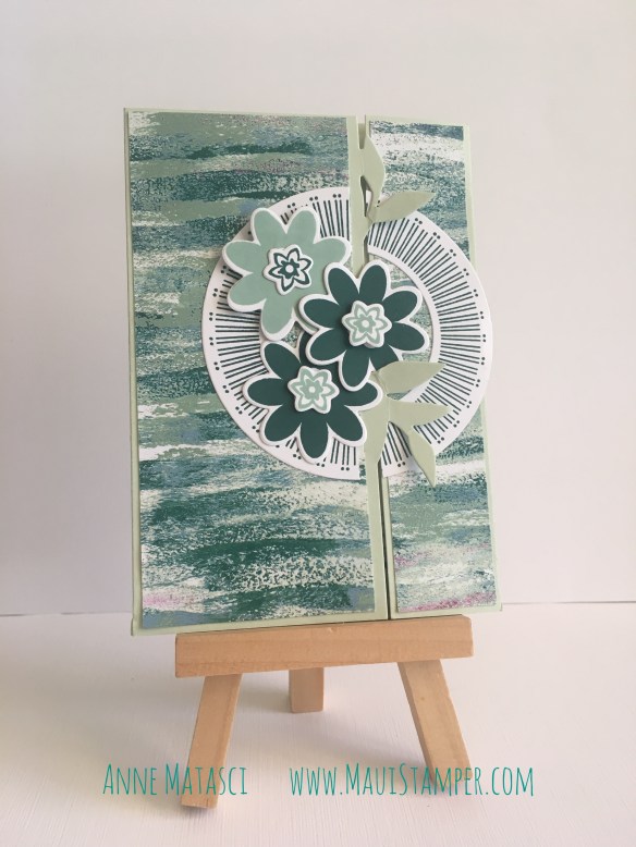 Maui Stamper Stampin' Up! Bouquet Blooms Gatefold Blossoms
