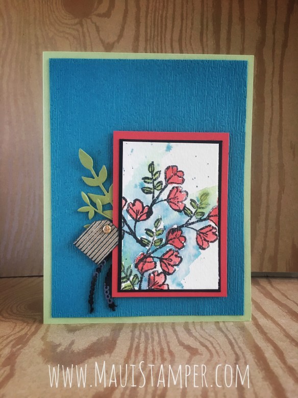 Maui Stamper Stampin' Up! Petal Palette with Brusho