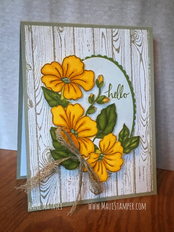 Maui Stamper Stampin' Up! Color Your Season August 2018 ONLY