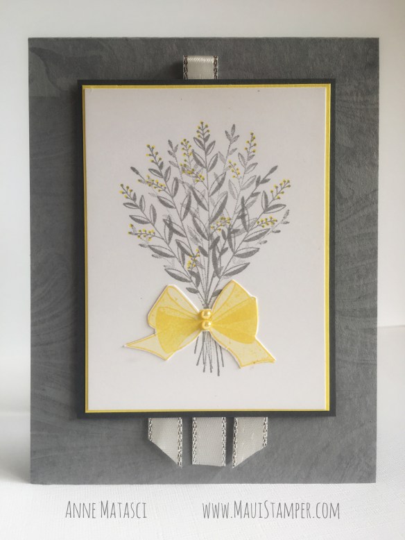 Maui Stamper Colour INKspiration 43 Wishing You Well Pineapple Punch