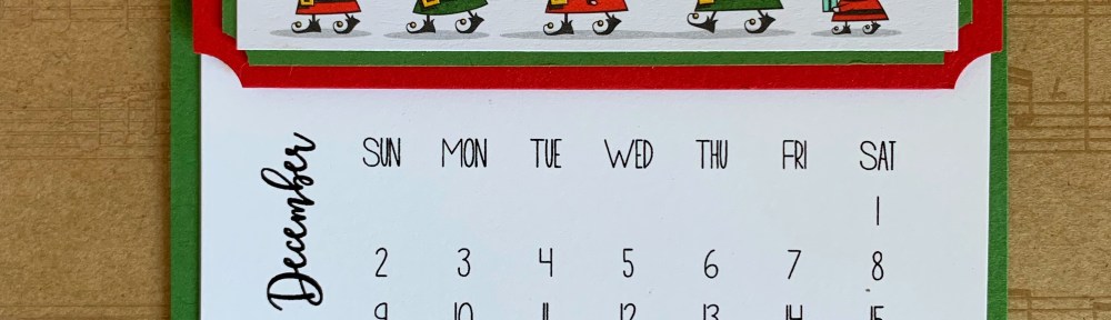 Maui Stampers Stampin' Up! DIY Easel Calendar 2018 Santa's Workshop