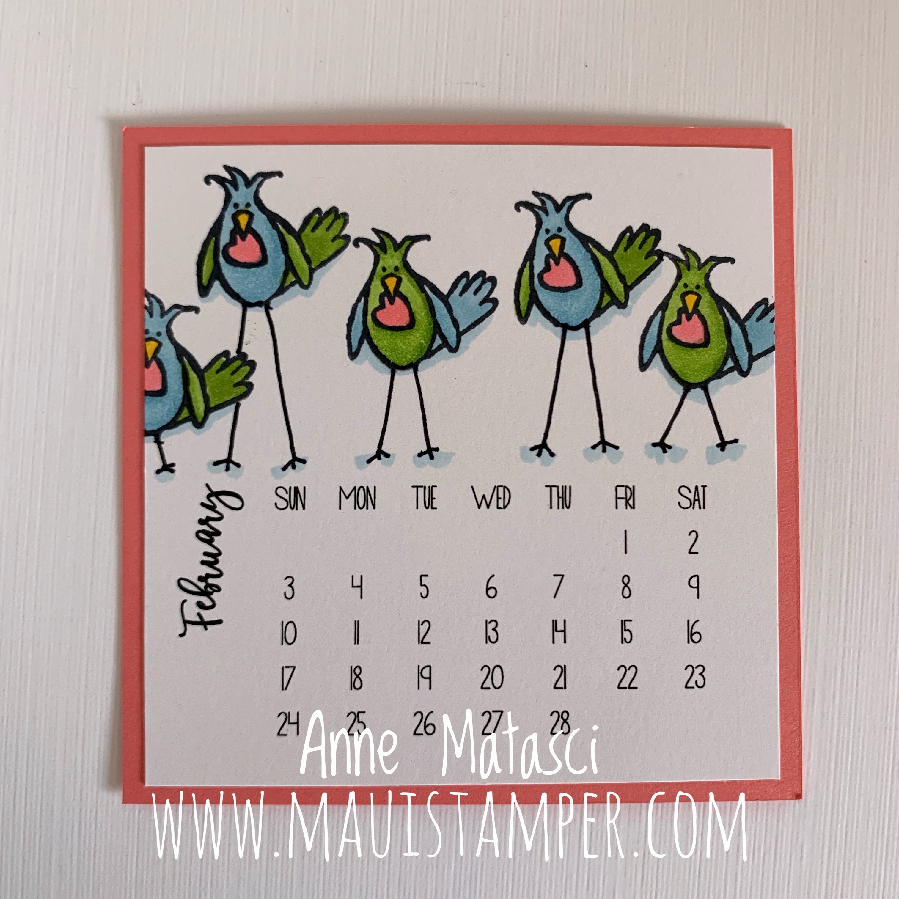 Maui Stamper DIY Easel February 2019 Hello Love