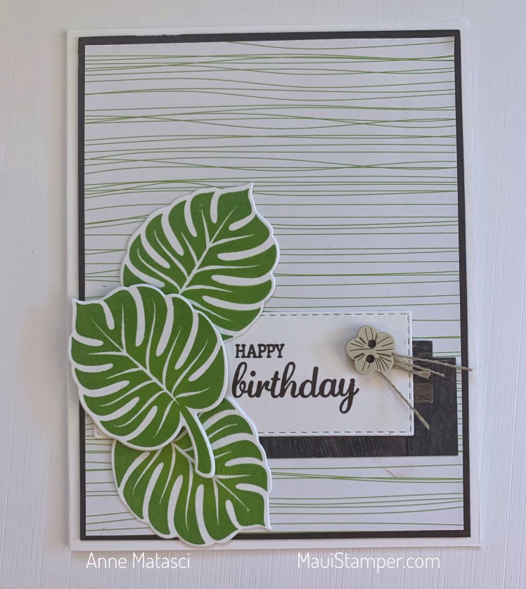 Maui Stamper Stampin' Up! Colour INKspiration 52 Tropical Chic