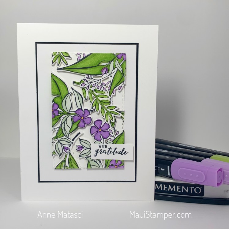 Maui Stamper Stampin' Up! Wonderful Romance Cling Wrap Technique Wonderful Romance