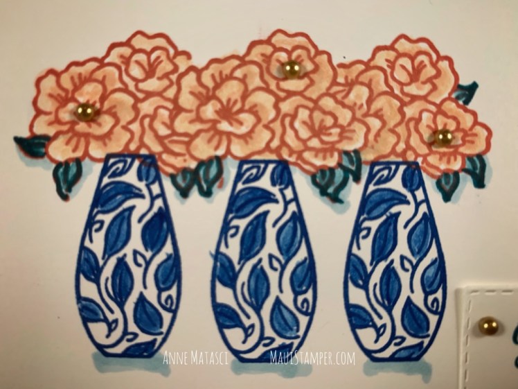 Maui Stamper Stampin Up Vibrant Vases CI#60