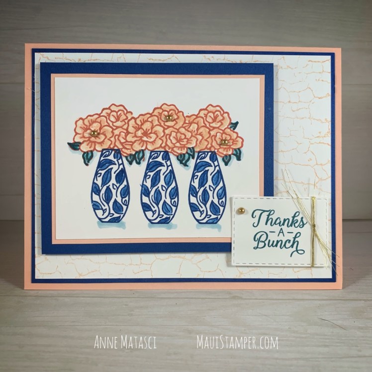 Maui Stamper Stampin Up Vibrant Vases CI#60