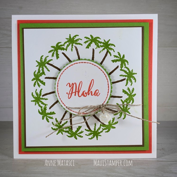 Maui Stamper Stampin Up Waterfront and Make A Difference