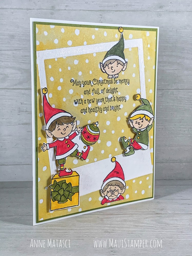 Maui Stamper Stampin Up #Elfie Hand Cut