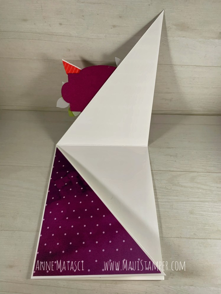 Maui Stamper Stampin Up Triangle Fun Fold
