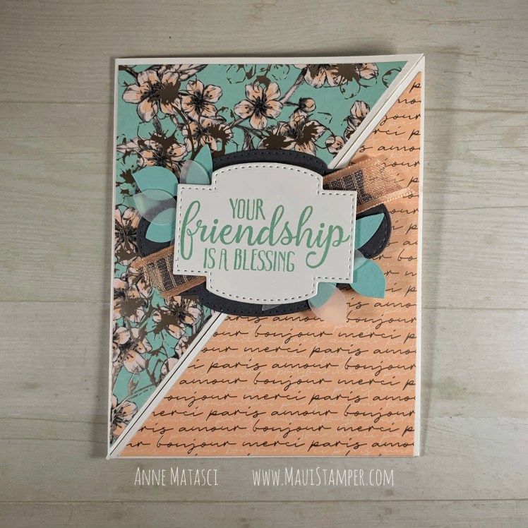 Maui Stamper Stampin Up Triangle Fun Fold