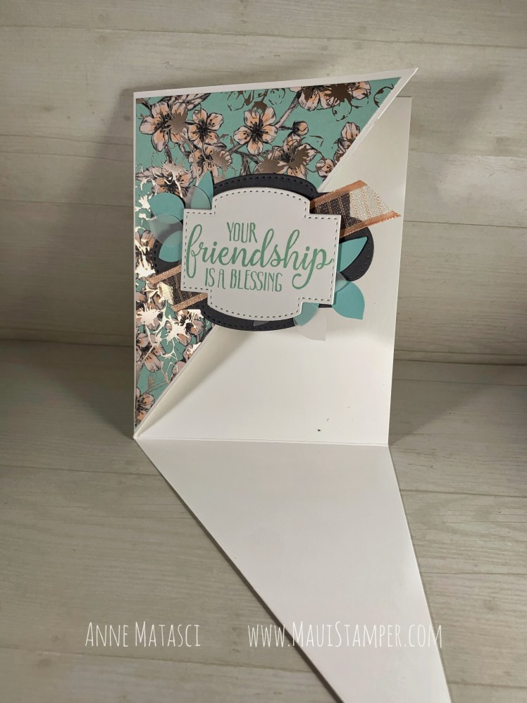 Maui Stamper Stampin Up Triangle Fun Fold