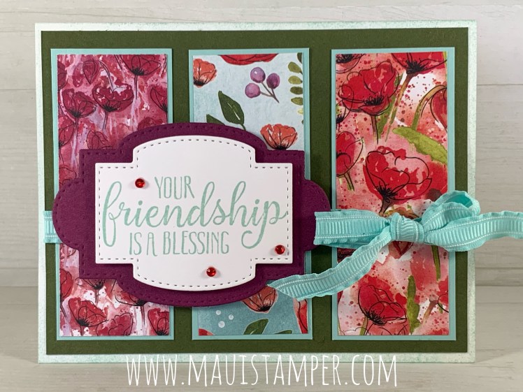 Maui Stamper Stampin Up Peaceful Poppies