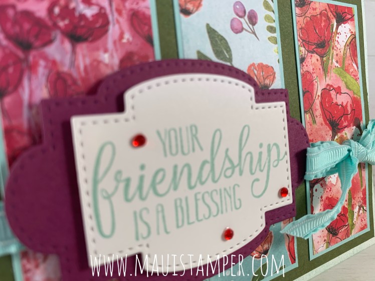 Maui Stamper Stampin Up Peaceful Poppies