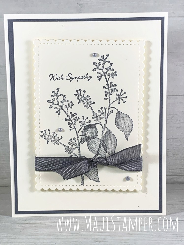 Maui Stamper Stampin Up First Frost in Gray