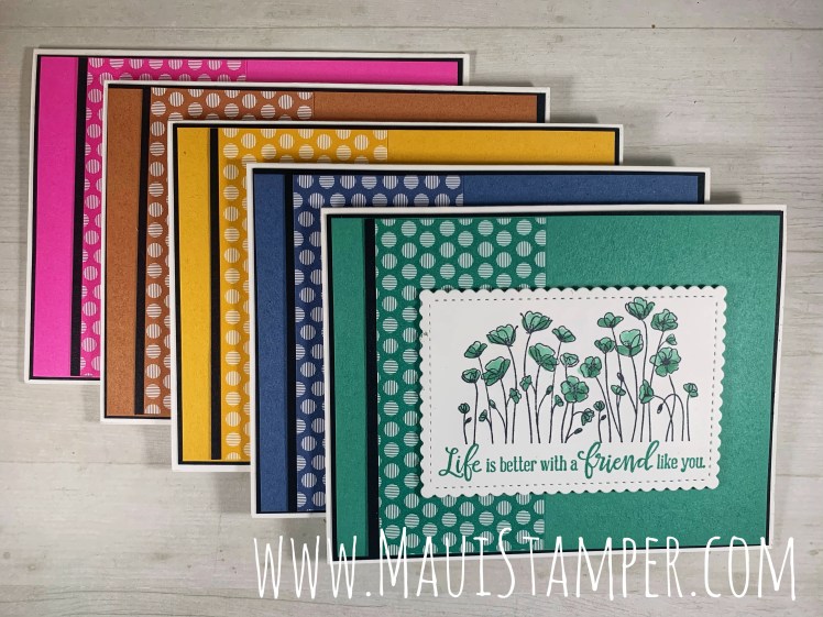 Maui Stamper Stampin Up 2020-2022 In Color Collection Painted Poppies