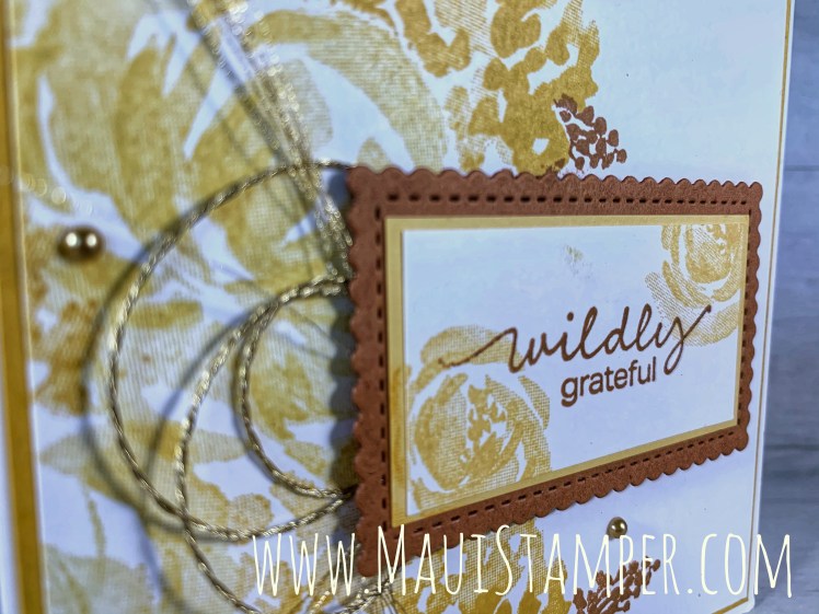 Maui Stamper Stampin Up Beautiful Friendship Split Card Technique