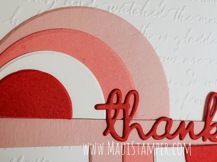 Maui Stamper Stampin Up Split Circle Technique