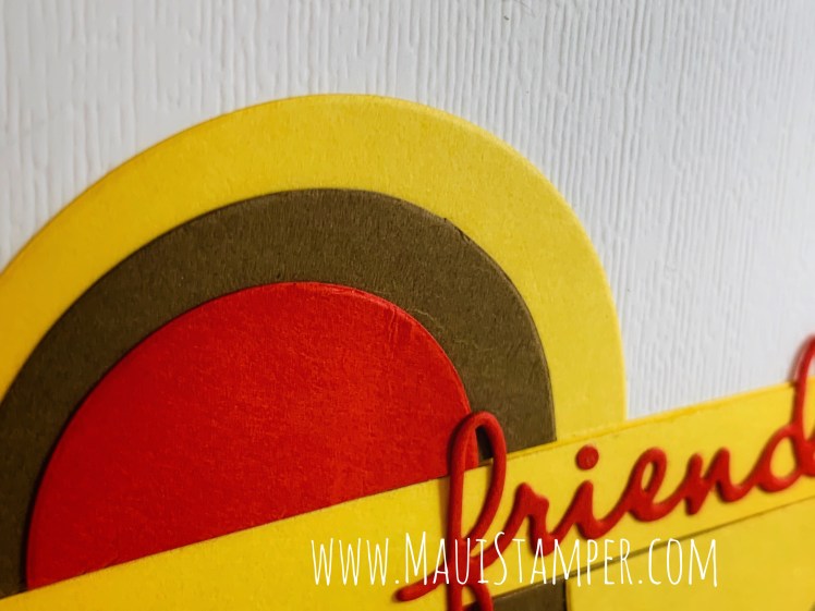 Maui Stamper Stampin Up Split Circle Technique 