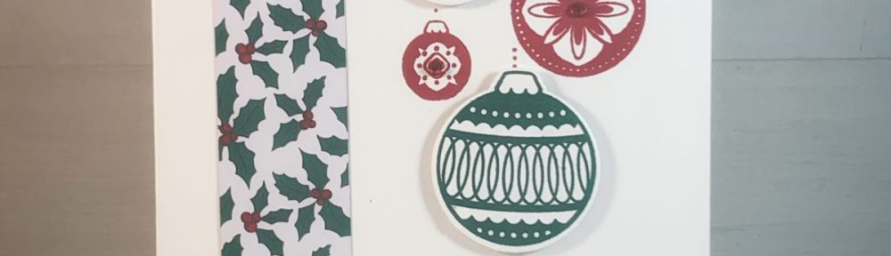 Maui Stamper Stampin Up Ornamental Envelope Handmade Christmas Card