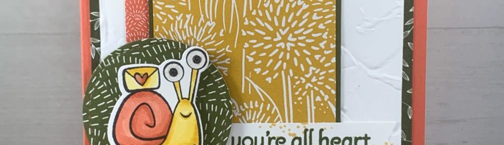 Maui Stamper Stampin Up Snailed It MojoMonday552 Dandy Garden