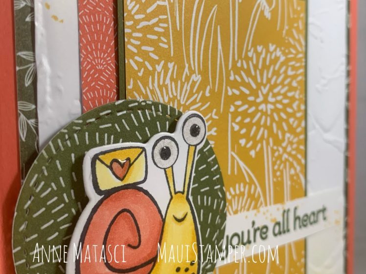 Maui Stamper Stampin Up Snailed It MojoMonday552 Dandy Garden