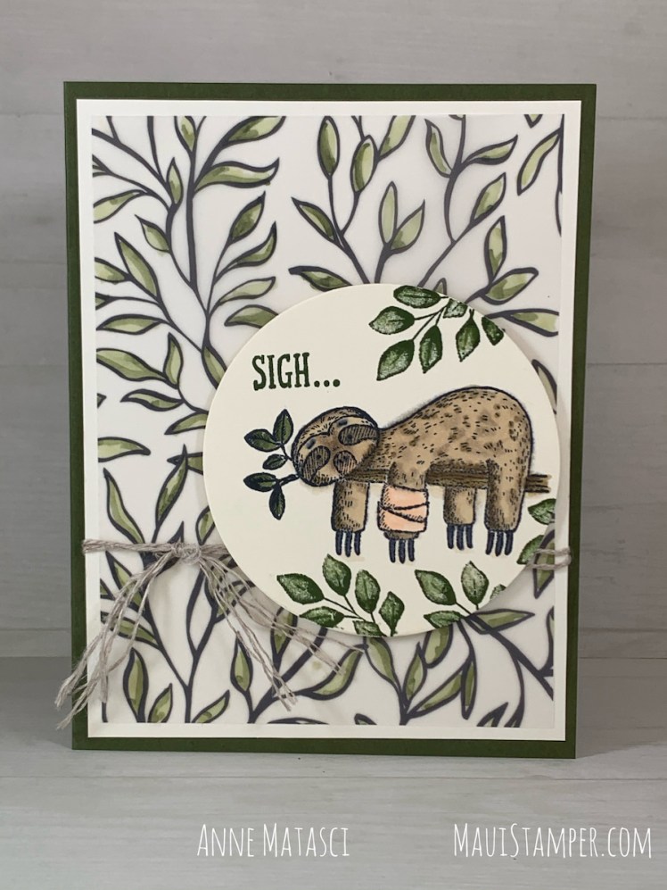 Maui Stamper Stampin Up Back On Your Feet