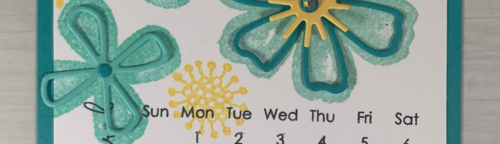 Maui Stamper Stampin Up Pretty Perennials DIY Easel Calendar March 2021