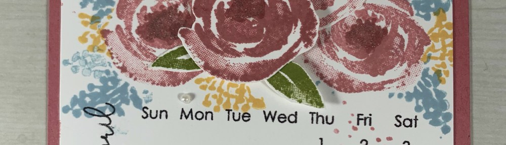 Maui Stamper Stampin Up Beautiful Friendship DIY Easel Calendar April 2021