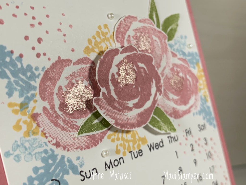 Maui Stamper Stampin Up Beautiful Friendship DIY Easel Calendar April 2021