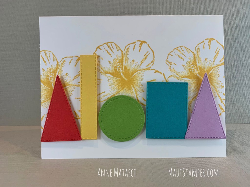 Maui Stamper Stampin Up Aloha handmade card