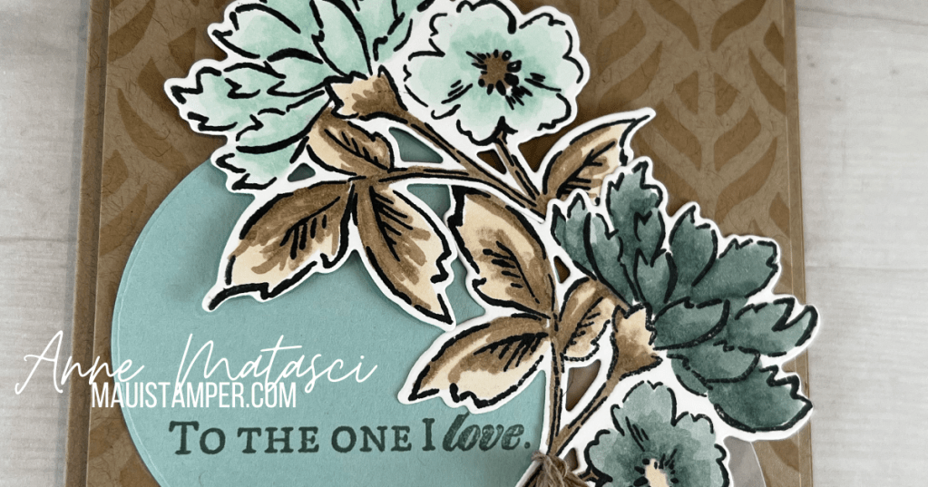 MauiStamper Stampin' Up! #BasicMasks #DIY #Handmadecard #OneILove #Valentines #HandPenned