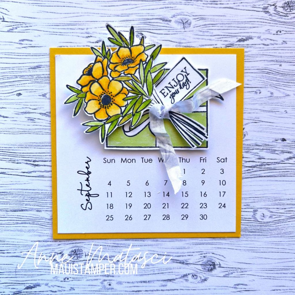 MauiStamper #stampinup #amazingyear #DIY #easelcalendar #september22 #desktopcalendar #stampinupdemo #stampinblends