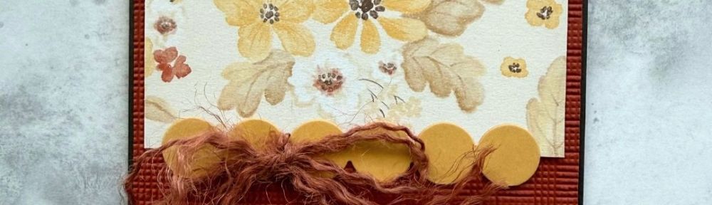an autumnal greeting card