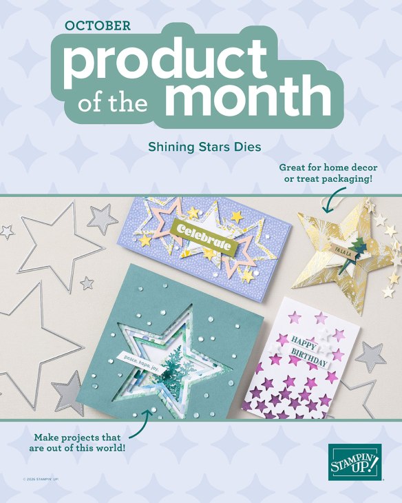 Product of the Month Stampin' Up! Star dies